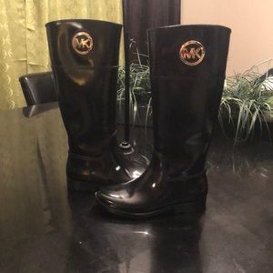 Michael Kors Black rain boots